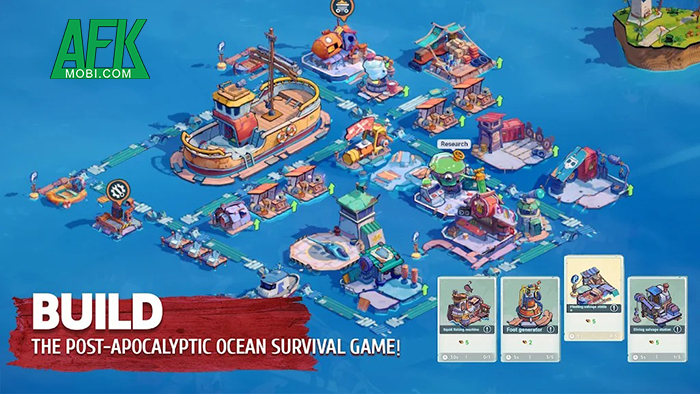 Age of Raft đưa game thủ bước vào một thế giới bị nhấn chìm trong đại dương
