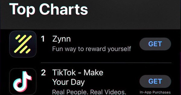 Ứng dụng nhái TikTok trả tiền cho người xem video vừa đạt top 1 đã bị gỡ bỏ trên cả iOS và Android