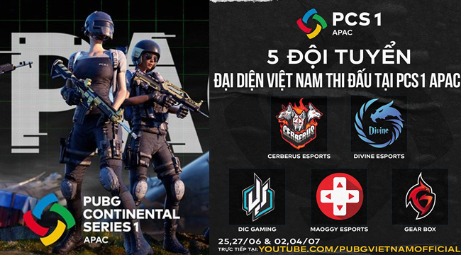 PUBG: Lộ diện 5 đại diện Việt Nam tham dự giải đấu châu Á PCS1 APAC