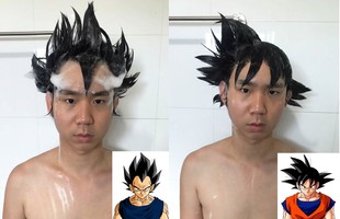 Anh chàng Thái Lan cosplay nhân vật manga bằng dầu gội đầu khiến fan méo mặt vì cười