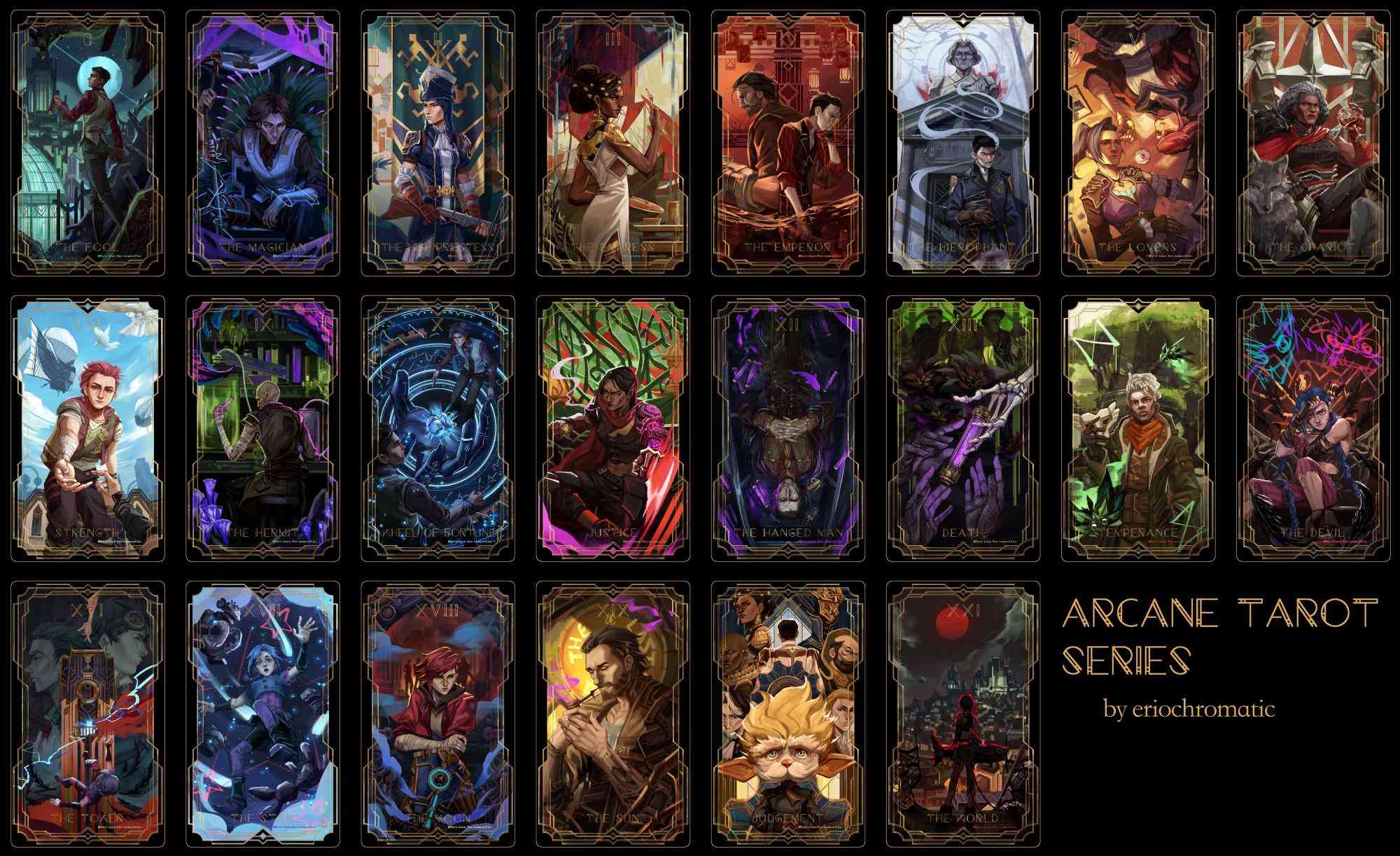 Arcane Tarot - bộ bài đang gây bão trong cộng đồng LMHT nhờ vẻ đẹp xuất sắc