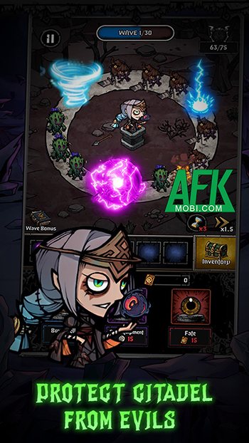 Phòng thủ trước thế lực tà ác của thần chết trong game Citadel Guardian: Siege
