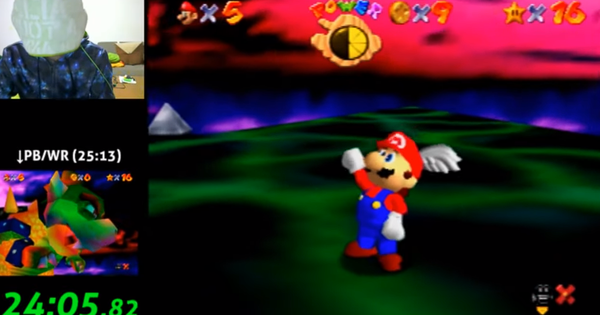 Vừa bịt mắt vừa chơi Mario 64, thanh niên Nhật Bản phá luôn kỷ lục thế giới