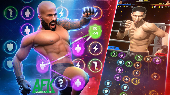 Thi đấu võ thuật tổng hợp bằng cách nối khối tại game ONE Fight Arena: MMA Tactics