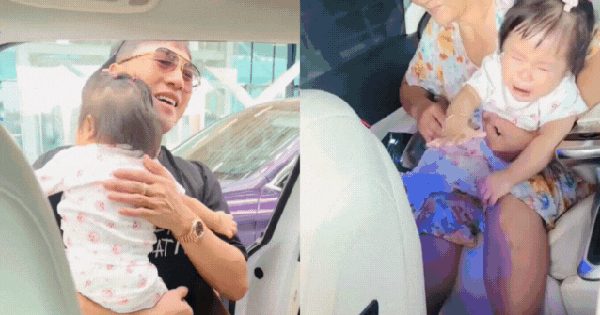 Hơn triệu người xem con gái Châu Khải Phong khóc tiễn bố đi diễn, ai cũng xuýt xoa: Con gái nhỏ như chiếc áo bông