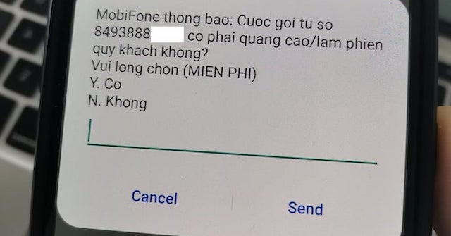 Thuê bao di động sẽ không bị cuộc gọi bảo hiểm, cò đất làm phiền nếu không thích