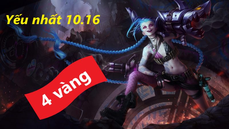 ĐTCL: Jinx, vị tướng 4 vàng yếu nhất trong phiên bản 10.16