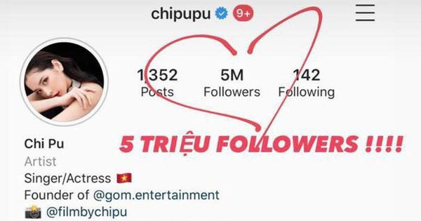 Instagram của Chi Pu tăng giảm thất thường lượng follower, cư dân mạng đặt ra nhiều nghi vấn!