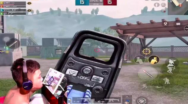 Cụt hai tay, nam game thủ vẫn stream PUBG Mobile bằng miệng