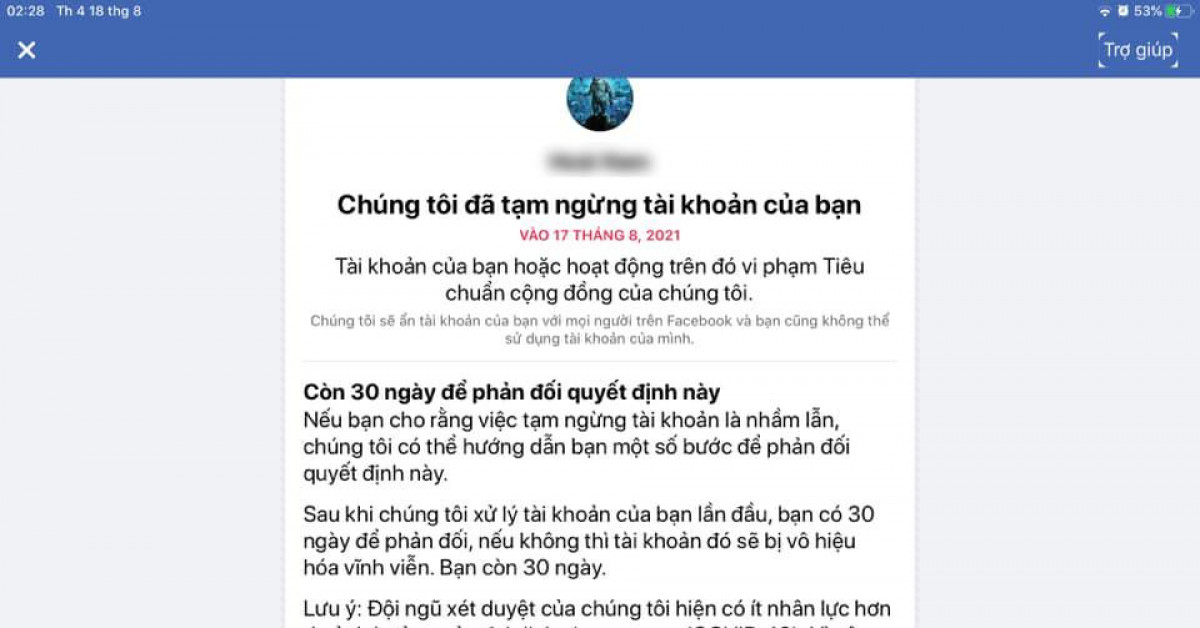 Đây là nguyên nhân khiến nhiều người bị khóa tài khoản Facebook