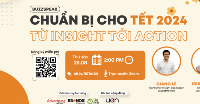 Mời tham dự BUZZSPEAK: Chuẩn bị cho Tết 2024 - Từ Insight tới Action