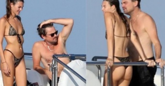 Leonardo DiCaprio và bạn gái kém 23 tuổi tình tứ trên du thuyền
