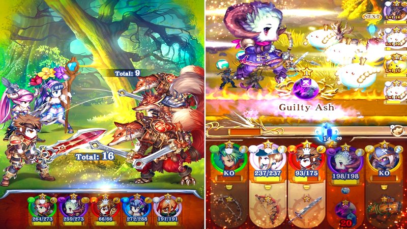 Tải ngay Brave Frontier: The Last Summoner - RPG Mobile cho 50 nhân vật combat cùng lúc