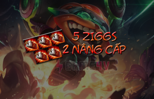 Hướng dẫn chơi 5 Ziggs dùng 2 Nâng Cấp đứng im tung skill cũng vượt qua mức Cơ Trưởng trong Odyssey