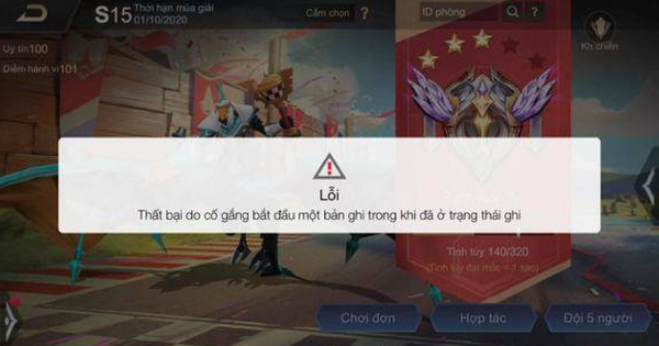 Game thủ Liên Quân Mobile khốn đốn vì 