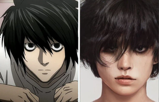 Giật mình khi thấy dàn nhân vật Death Note được vẽ theo phong cách 