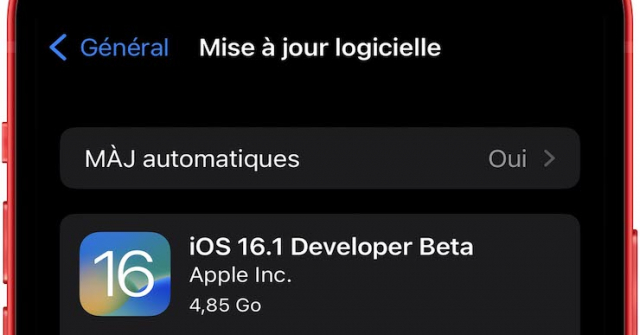 Vừa phát hành iOS 16.0, Apple đã tung thêm iOS 16.1 beta 1