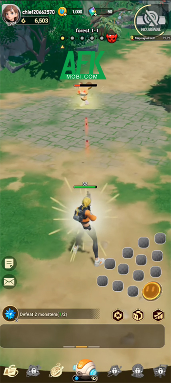 Cầm súng săn bọn quái vật để kiếm về các món trang bị trong game Yummigo