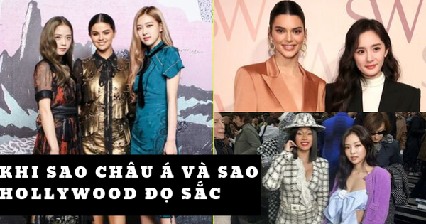 Khi sao châu Á và Hollywood đọ sắc cùng khung hình: Jennie (BLACKPINK) lép vế trước Rihanna, Dương Mịch quá đẳng cấp bên Kendall