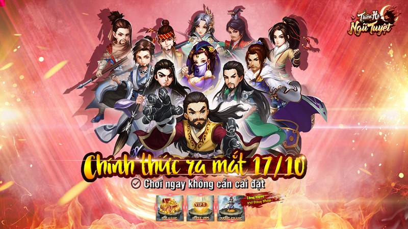 Thiên Hạ Ngũ Tuyệt - Game kiếm hiệp H5 bối cảnh Kim Dung chính thức ra mắt 17/10