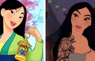 Hú hồn trước màn lột xác siêu ngầu của các công chúa Disney, bá đạo nhất là cô nàng Mulan 