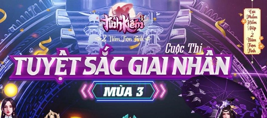 Đứng hình với vẻ đẹp “Sắc Nước Hương Trời” của  dàn nữ game thủ Tình Kiếm 3D