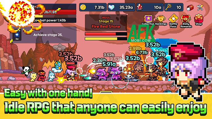 Pixel Dragon Knights: Idle RPG game nhàn rỗi với phong cách đồ họa pixel ngộ nghĩnh