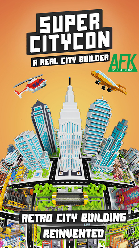 Xây dựng thành phố mơ ước của chính bạn tại game mô phỏng Super Citycon: City Builder