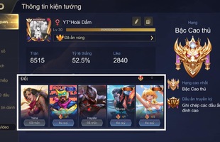 Liên Quân Mobile: Cao Thủ chơi hơn 8500 trận phản đối ý kiến cho rằng game 