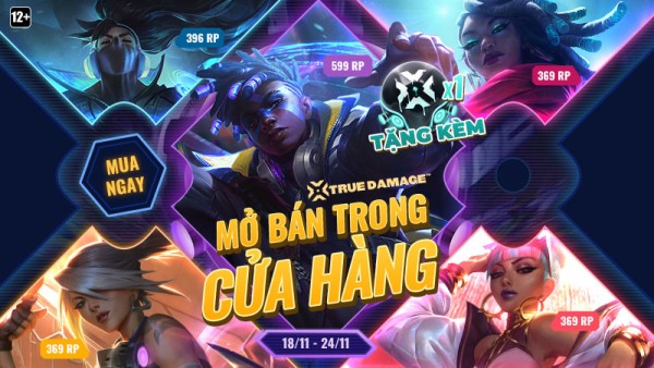 Mở bán nhóm trang phục True Damage phong cách cùng ưu đãi giá trị từ 18/11 đến hết 24/11