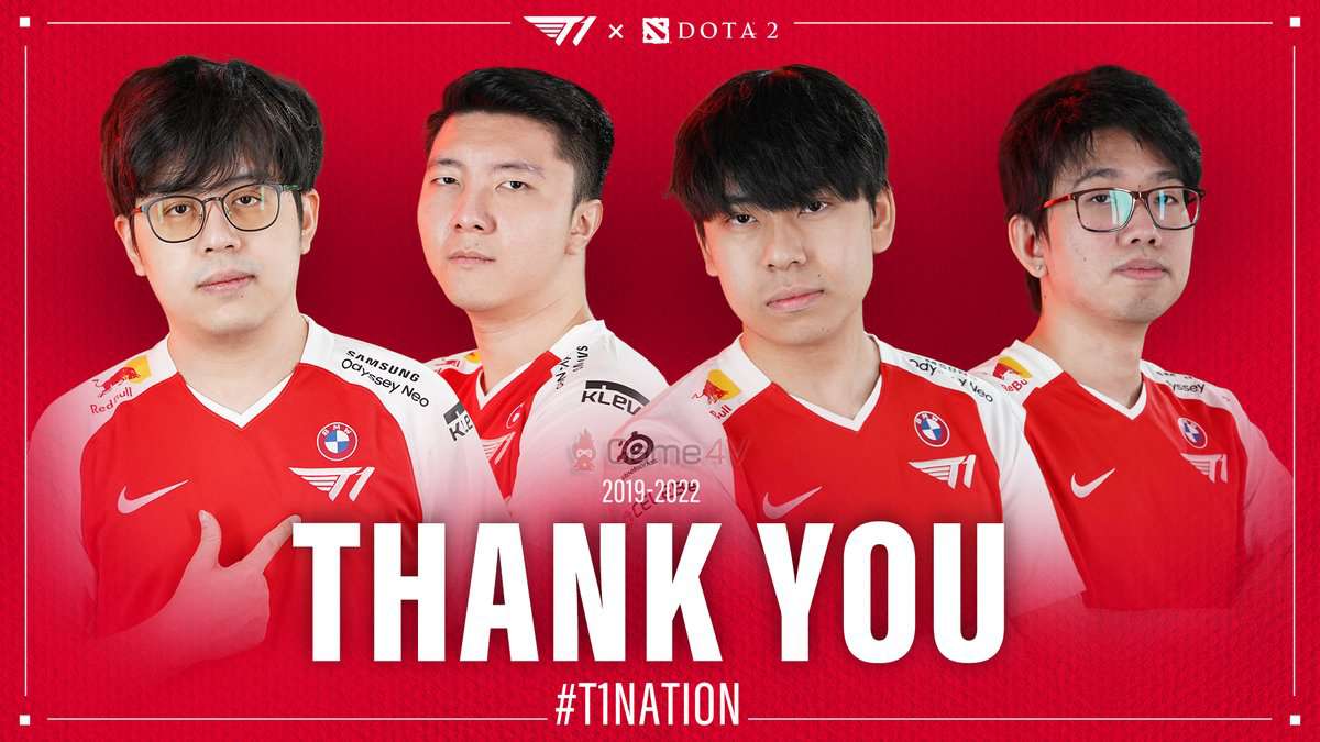 T1 chính thức giải thể đội hình Dota 2 sau thất bại tại vòng loại TI 2022