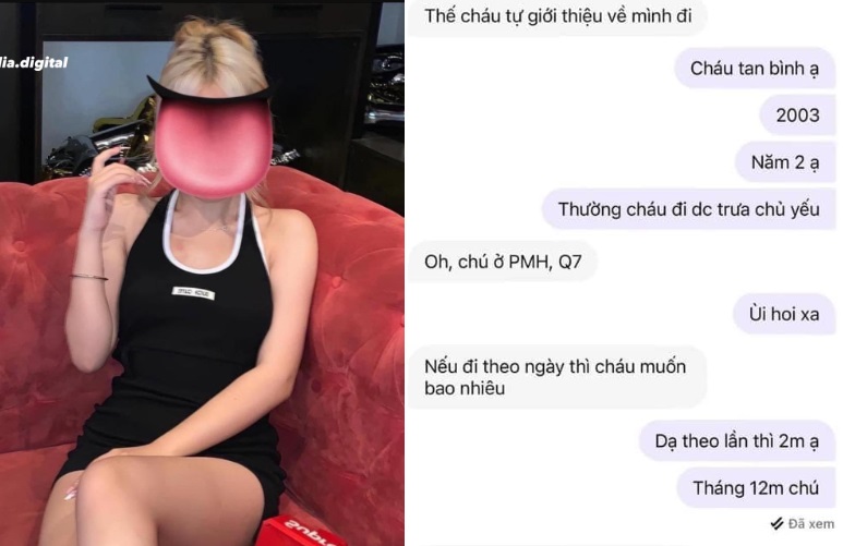 Tân binh 2k3: Full toàn bộ tin nhắn tuyển sugar daddy với yêu cầu 12 triệu/tháng, 2 triệu/nháy!