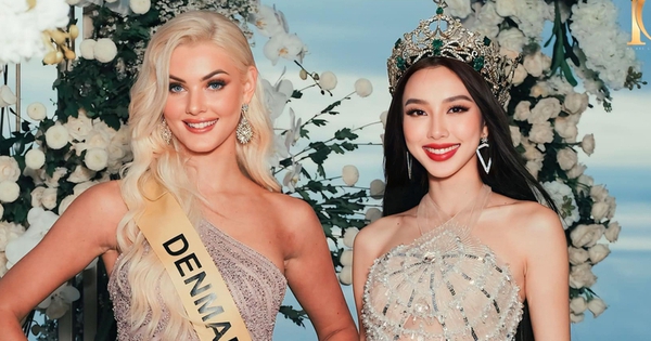 Khung hình hot nhất hiện tại: Hoa hậu Thùy Tiên đọ sắc cực căng bên Miss Universe 2024