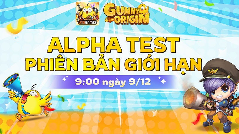 9:00 ngày 9/12 - Gunny Origin bắt đầu Alpha Test