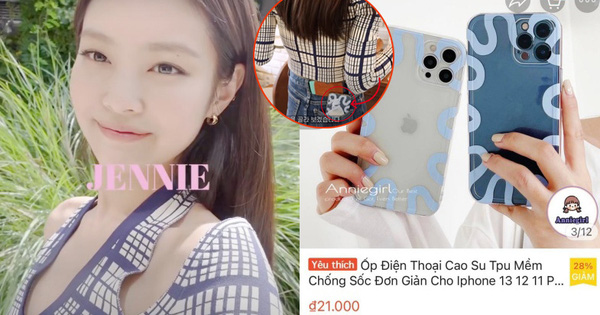 Bóc giá mẫu ốp iPhone siêu rẻ của Jennie (BLACKPINK), netizen dễ dàng 