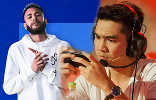 Neymar lần đầu tiên stream game trên Facebook, PewPew khẳng định luôn trình độ leo rank của siêu sao bóng đá