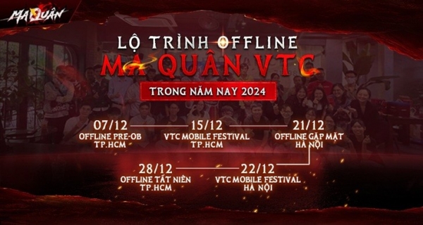 Ma Quân VTC tung chuỗi sự kiện offline, thổi bùng ngày hội VTC Mobile Festival 2024