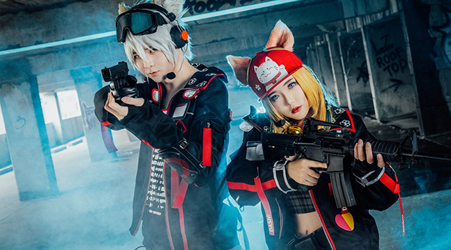 Free Fire: Mãn nhãn với vẻ mạnh mẽ của bộ đôi cosplay Beast Agent