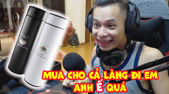 Hoá “Lươn Thanh Độ” chốt sale bình nước, Độ Mixi bị vợ “bóc phốt” ngay giữa stream