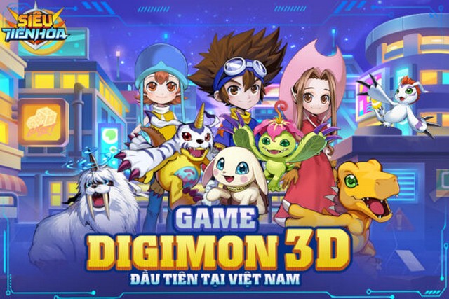 Siêu Tiến Hoá Mobile lấy đề tài Digimon nuôi thú ảo cập bến Việt Nam