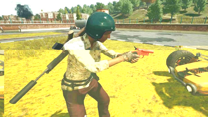 PUBG - Làm sao để dùng Flare Gun, súng gọi 