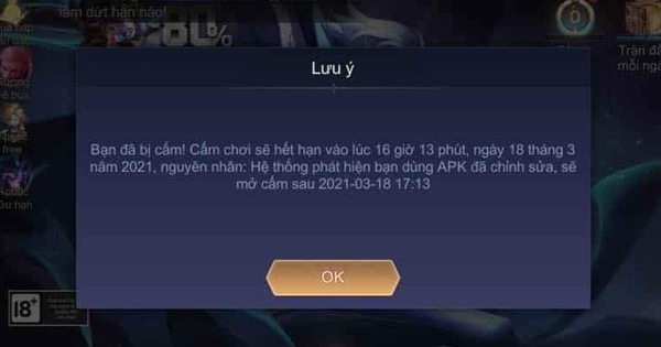 Liên Quân Mobile: Garena đẩy mạnh quét hack, 50.000 tài khoản 