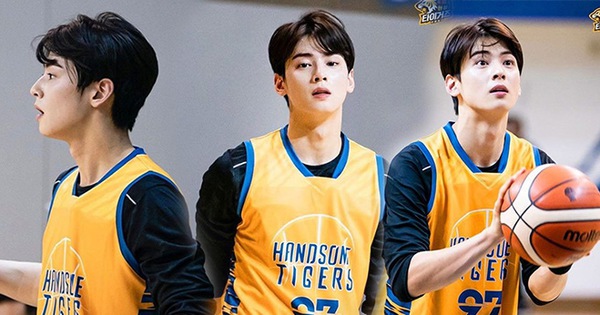 Ngây ngất visual điểm 10 của Cha Eun Woo khi chơi bóng rổ: Nam thần thanh xuân là đây, ảnh thường mà như poster phim