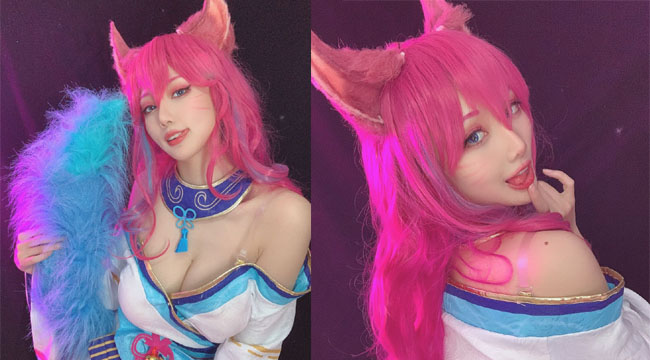 LMHT cosplay: Vẻ khiêu gợi không thể chối từ của Ahri Chiêu Hồn Thiên Hồ