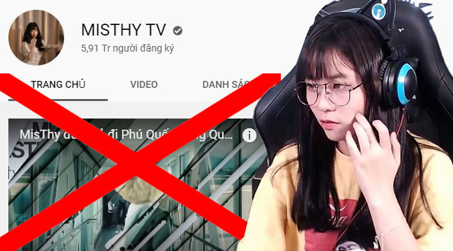 MisThy livestream ở kênh Youtube phụ, kênh chính chủ 6 triệu subs đã “bay màu”?