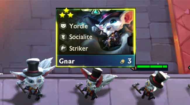 Đấu Trường Chân Lý: Xây dựng đội hình reroll Gnar “ném đá giấu tay”