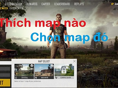 PUBG bất ngờ mở thêm chế độ TÙY CHỌN BẢN ĐỒ, game thủ thích chơi map nào tùy ý