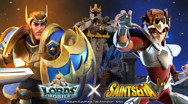 Sự kết hợp IP giữa Lords Mobile X Saint Seiya: Hợp tác đầu tiên của Lords Mobile và IP Anime nổi tiếng