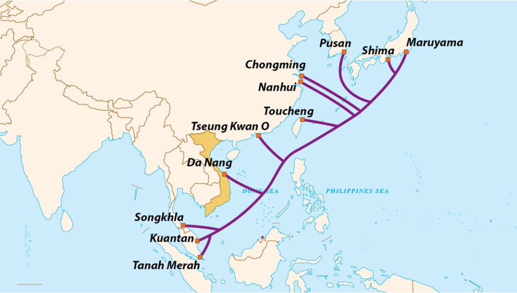 Cáp biển APG lại tiếp tục 1 lần nữa gặp sự cố khiến người dùng sử dụng Internet bị gián đoạn