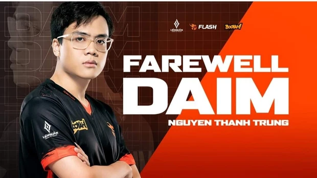 Xạ thủ Daim chính thức rời khỏi Team Flash sau hàng loạt nghi vấn không được trọng dụng